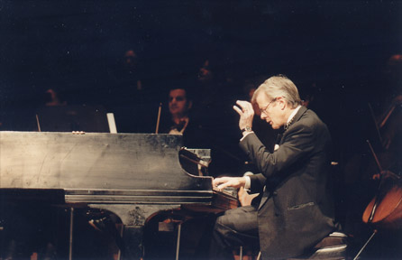 Onstage at the Meyerson Symphony Center, Dallas, Texas